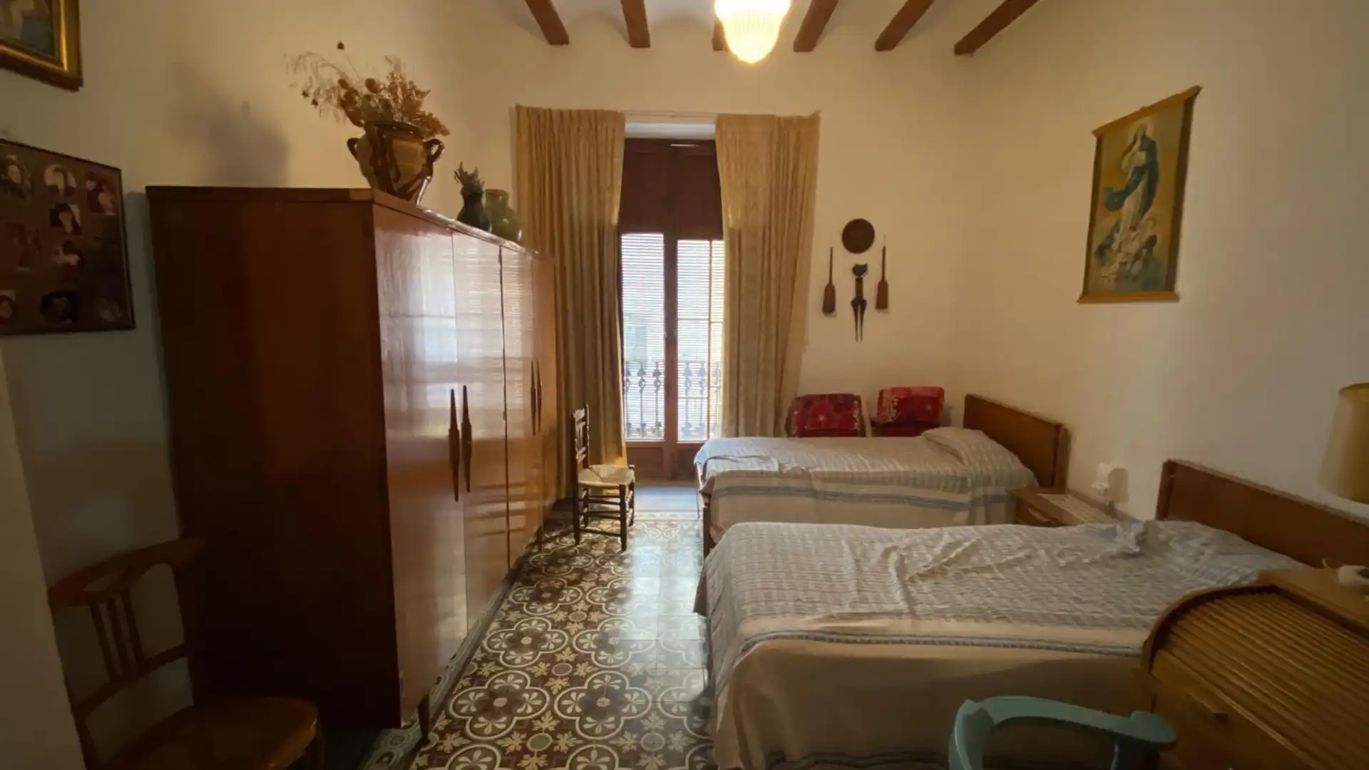 Dormitori de Finca rústica en venda en Atzeneta d'Albaida amb Terrassa i Moblat