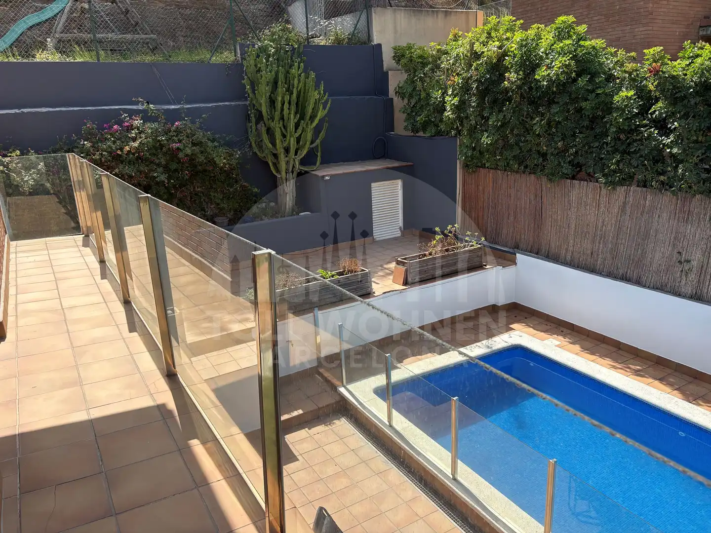 Swimming pool of Detached homes for sale in Castelldefels  with Air Conditioner, Heating and Terrace