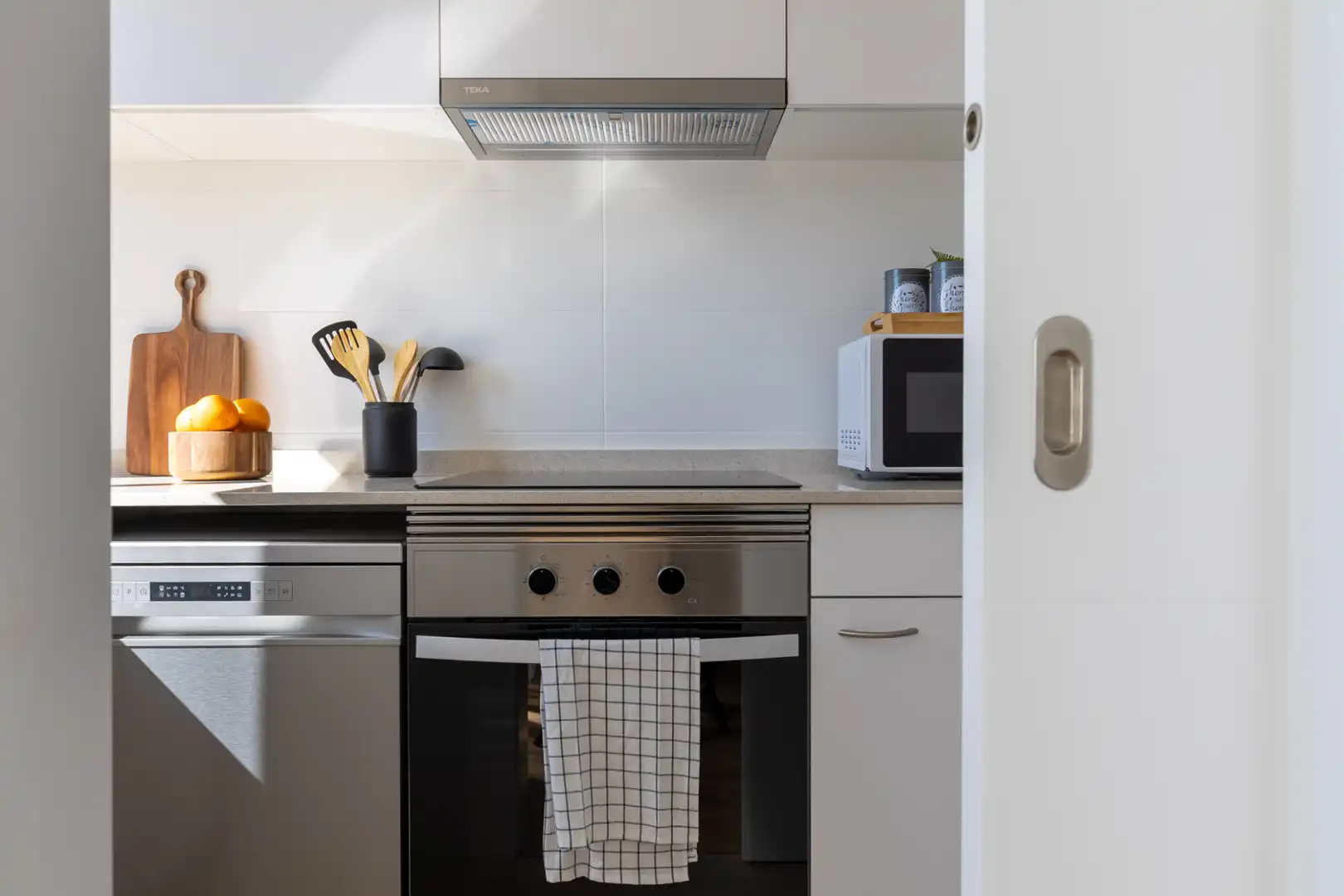 Kitchen of Flat for rent in Terrassa  with Heating, Parquet flooring and Terrace