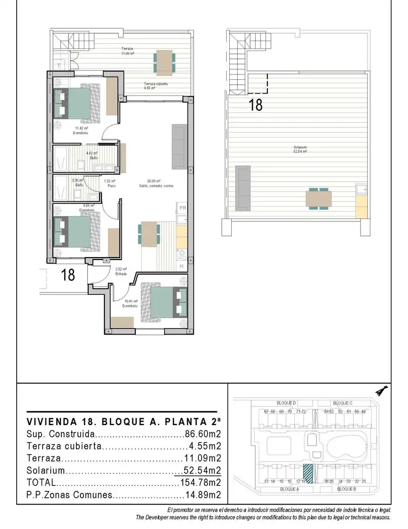 Attique avec piscine à vendre à San Cayetano, imagen 22