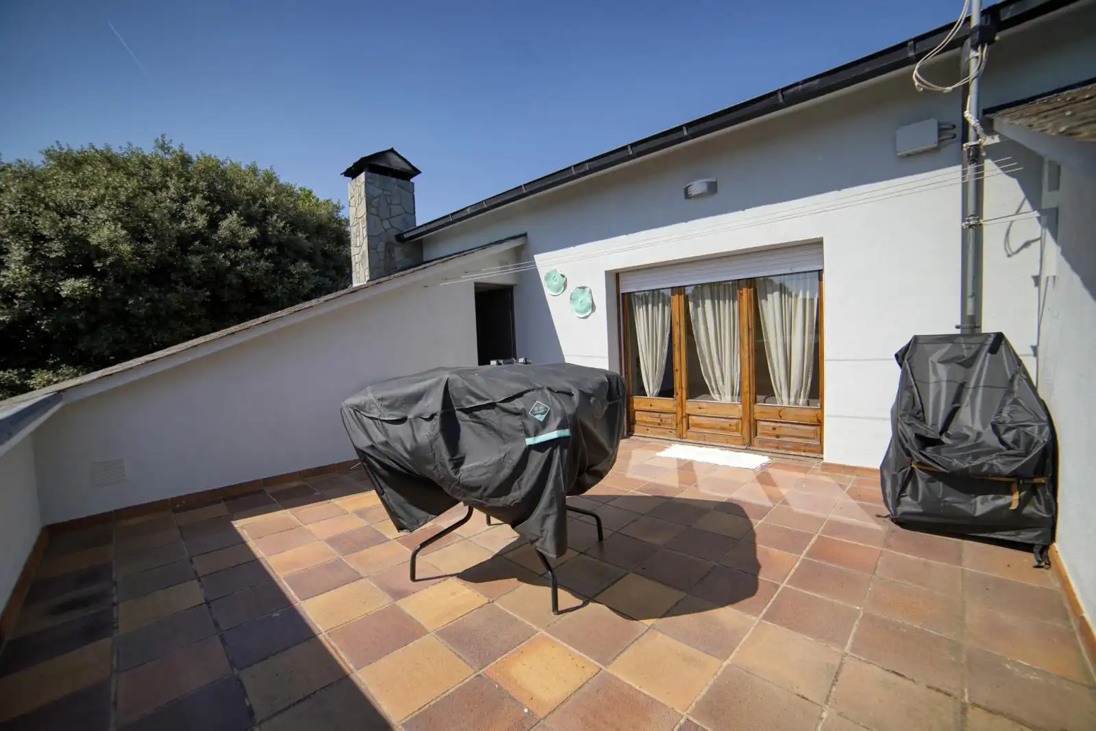 Terraza de Casa o chalet en venta en Santa Maria de Palautordera con Calefacción, Jardín privado y Parquet