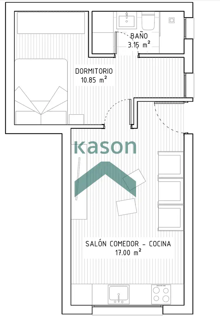 Habitación de Piso en venta en Madrid con Aire acondicionado, Calefacción y Trastero