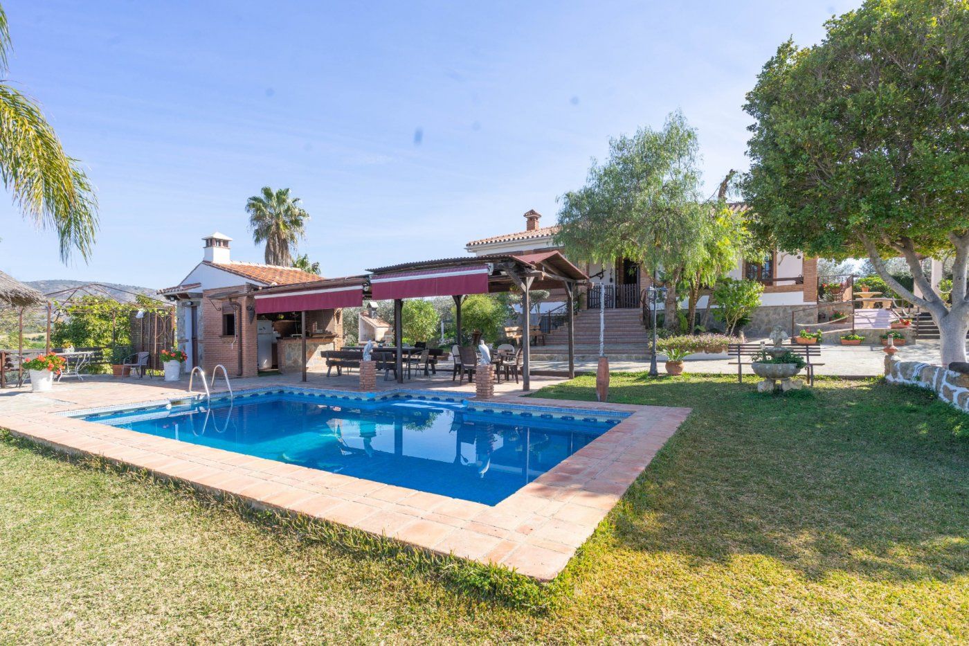 Swimming pool of House or chalet to rent in Alhaurín El Grande  with Air Conditioner, Heating and Private garden