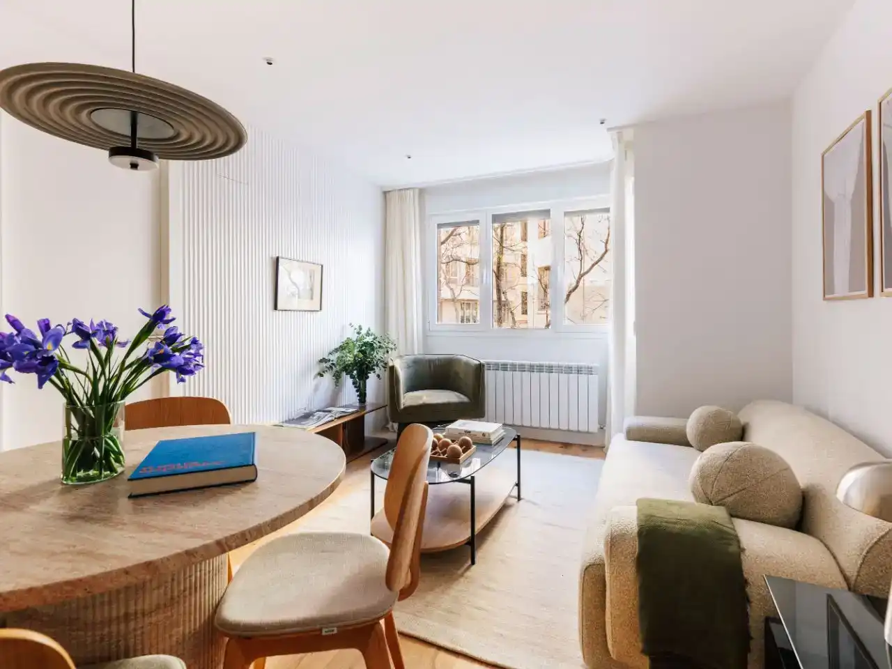 Sala de estar de Piso en venta en  Madrid Capital con Aire acondicionado
