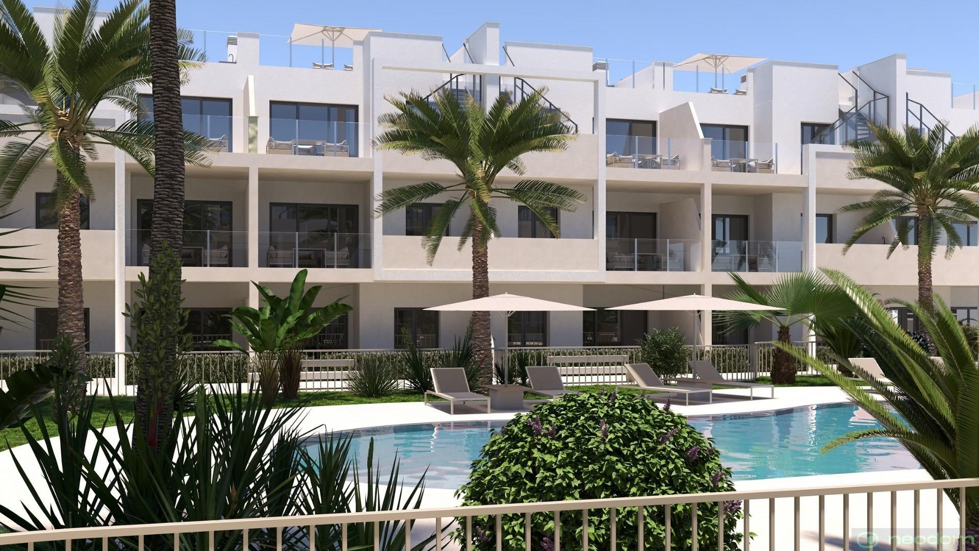 Exterior view of Flat for sale in Torre-Pacheco  with Air Conditioner, Terrace and Swimming Pool