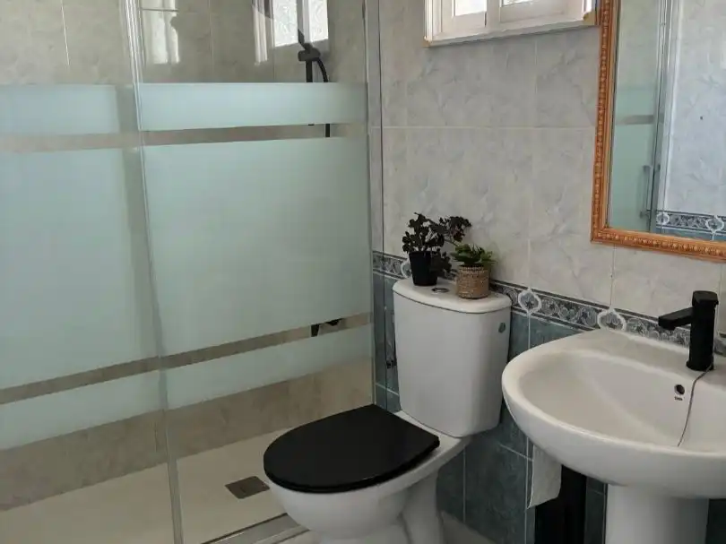 Bany de Casa o xalet en venda en Rojales amb Jardí privat, Terrassa i Moblat