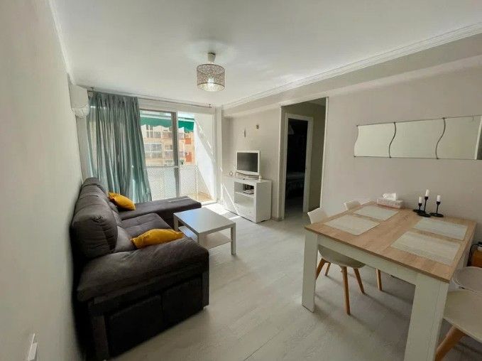 Living room of Flat to rent in Málaga Capital  with Air Conditioner, Terrace and Furnished