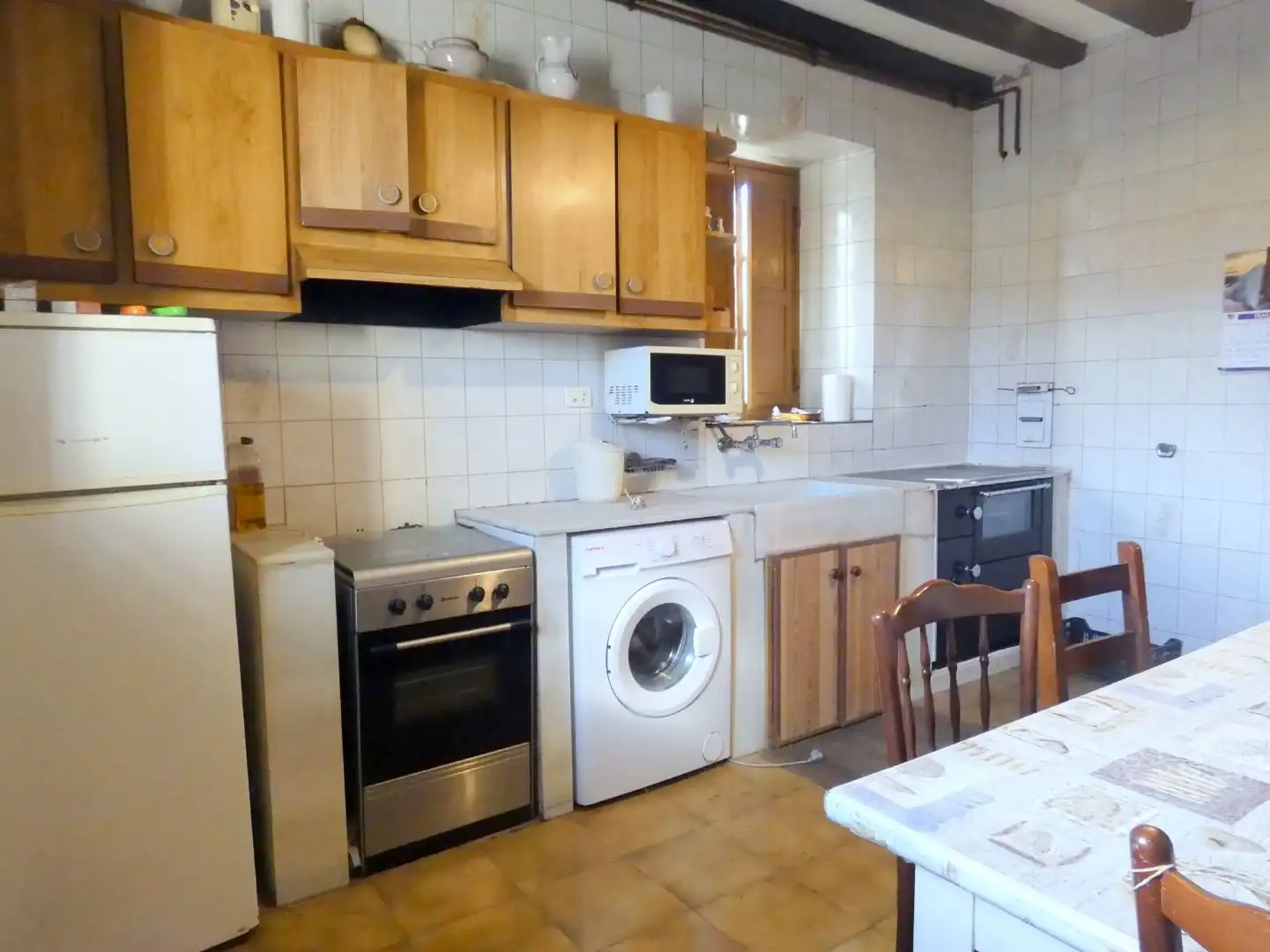 Cocina de Finca rústica en venta en Aramaio con Calefacción, Amueblado y Balcón