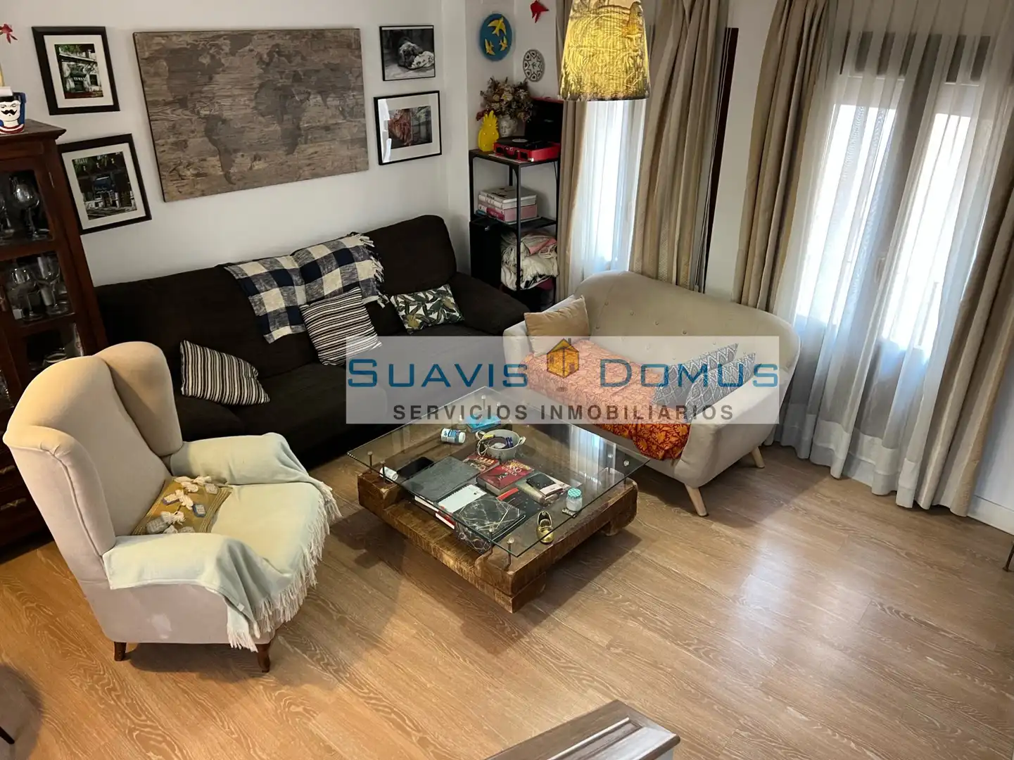 Sala de estar de Casa adosada en venta en Zamora Capital  con Calefacción, Horno y Lavadora