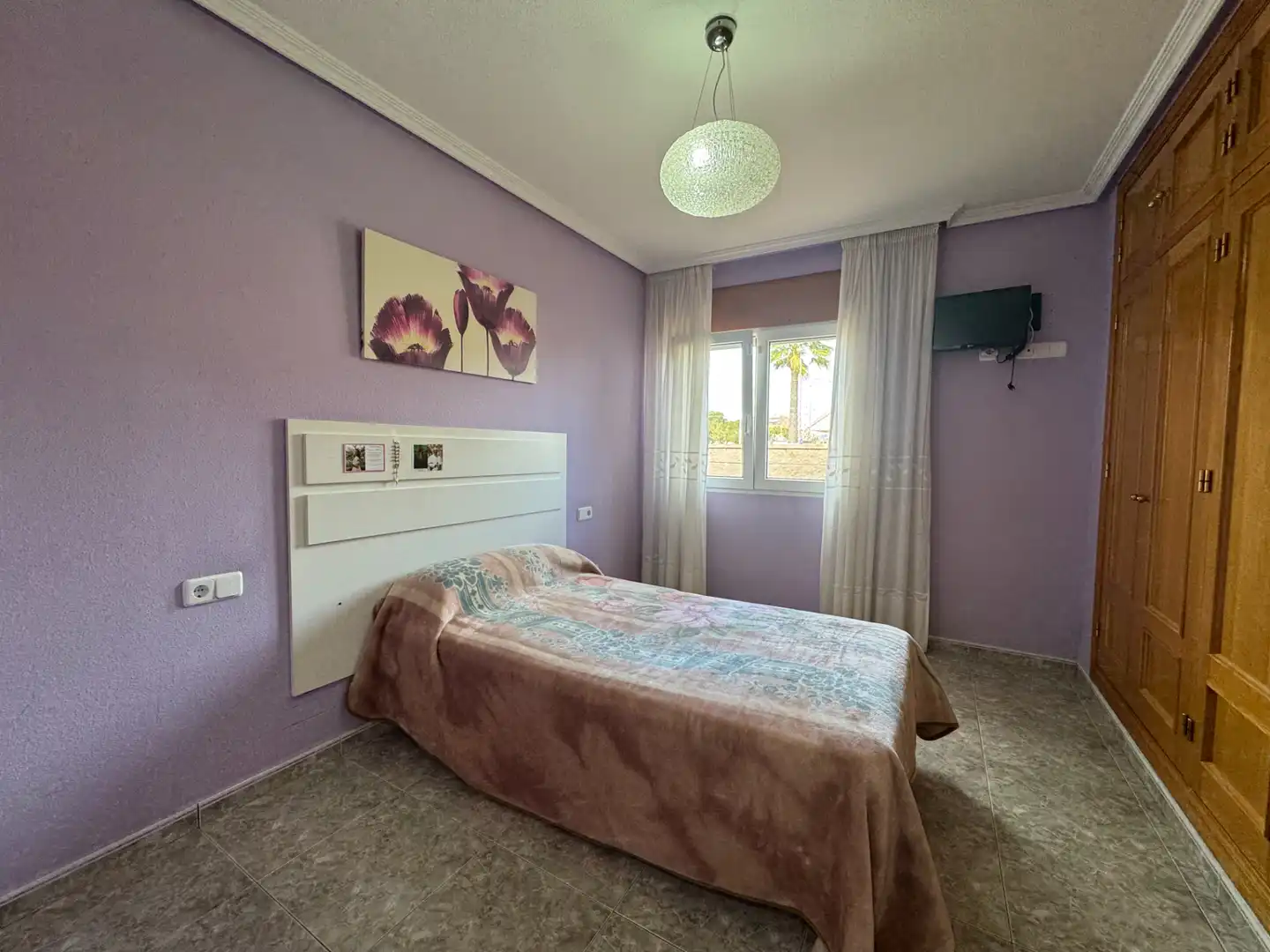 Dormitori de Casa adosada en venda en San Javier amb Aire condicionat, Calefacció i Jardí privat