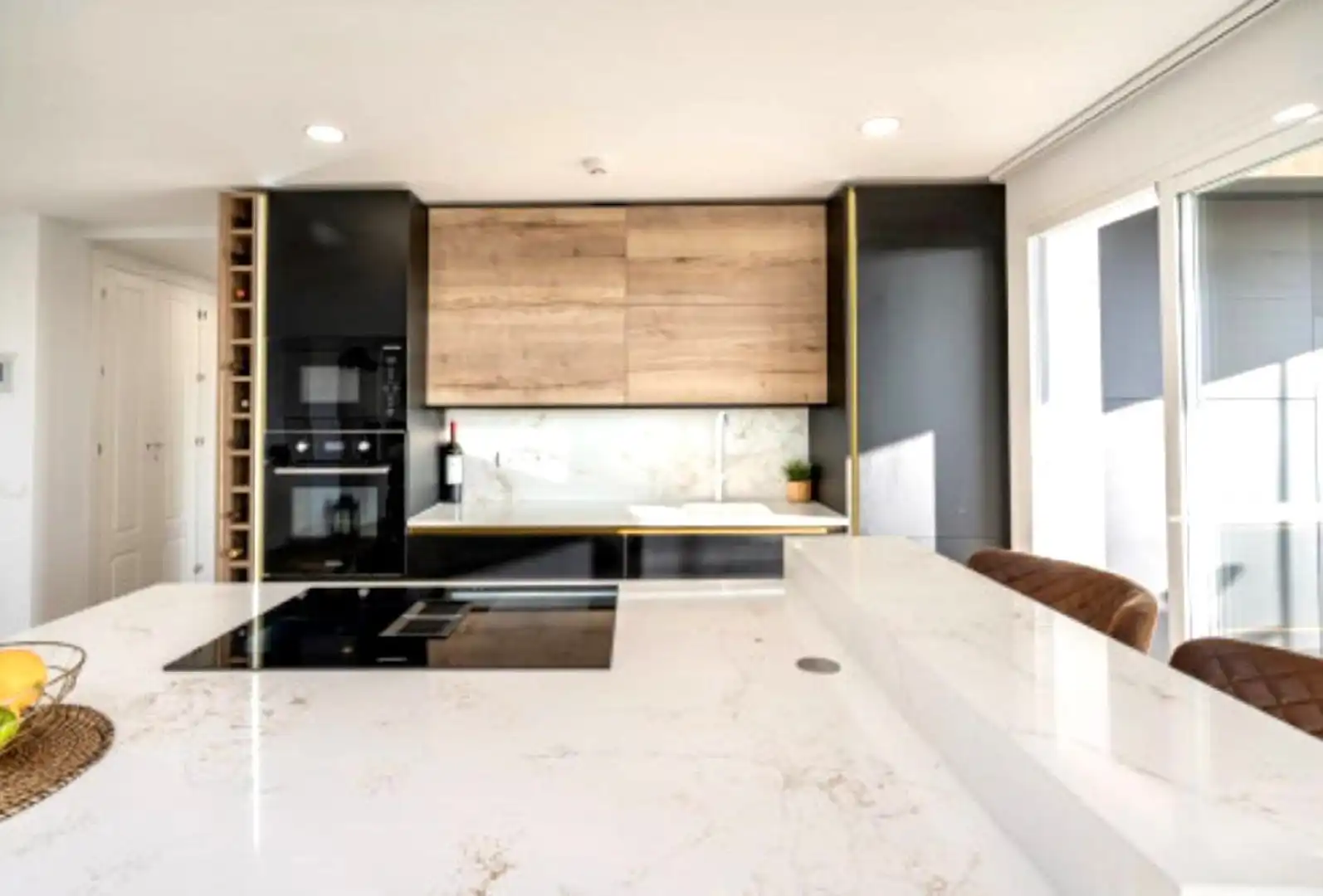 Cocina de Apartamento en venta en Mijas con Aire acondicionado, Terraza y Trastero