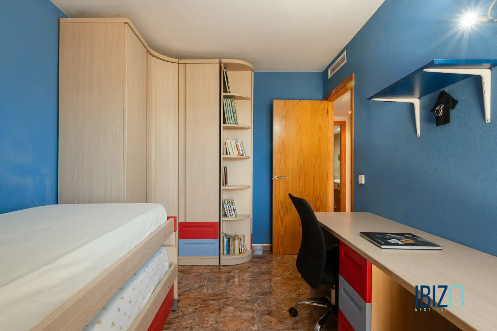 Schlafzimmer von Wohnung zum Verkauf in Eivissa mit Klimaanlage, Heizung und Terrasse