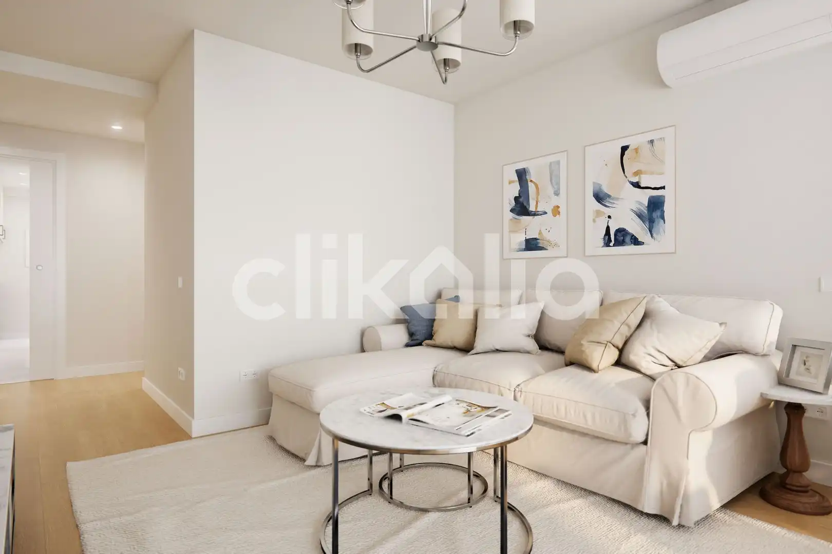 Living room of Flat for sale in Madrid  with Air Conditioner, Heating and Terrace