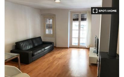 Sala d'estar de Pis de lloguer en  Barcelona Capital amb Aire condicionat, Calefacció i Moblat