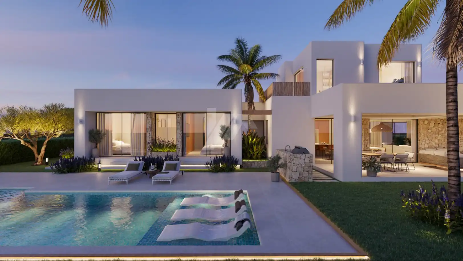 Vista exterior de Casa o xalet en venda en Jávea / Xàbia amb Aire condicionat, Calefacció i Jardí privat