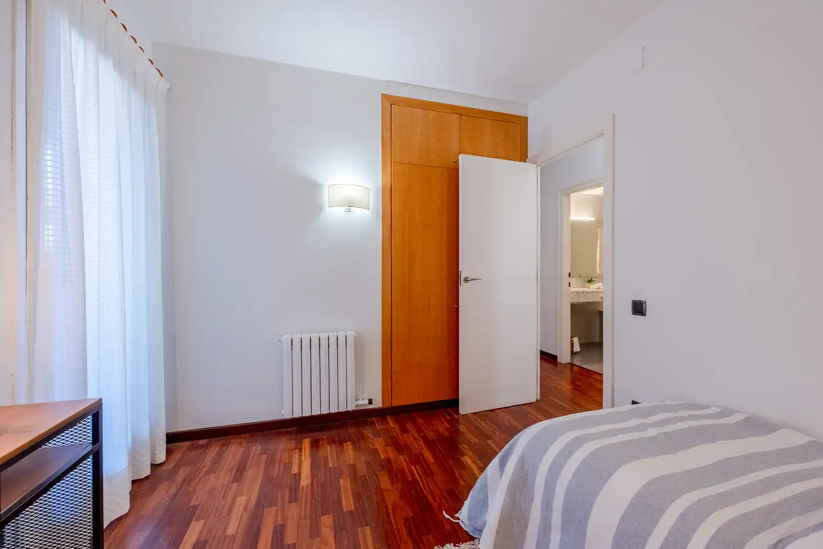 Bedroom of Flat for rent in Sant Andreu de Llavaneres  with Air Conditioner, Heating and Private garden