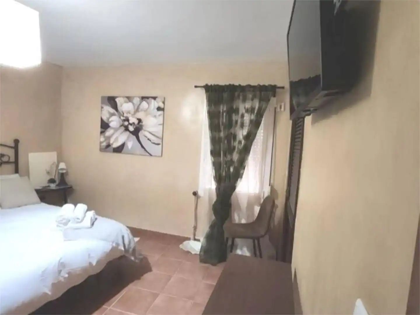 Schlafzimmer von Wohnung zur Miete in Écija mit Klimaanlage und Balkon