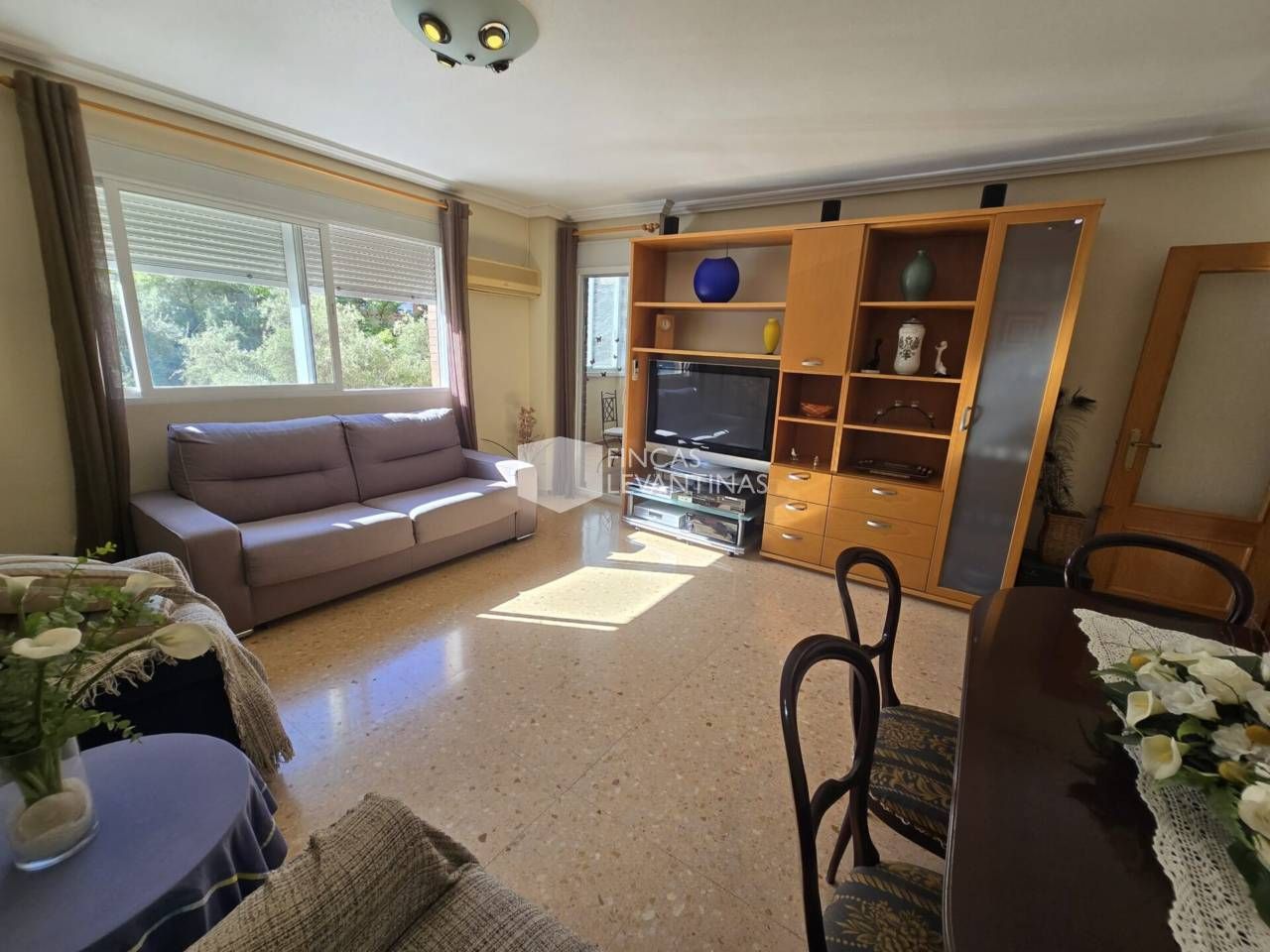Sala de estar de Piso de alquiler en San Vicente del Raspeig / Sant Vicent del Raspeig con Aire acondicionado, Amueblado y Balcón