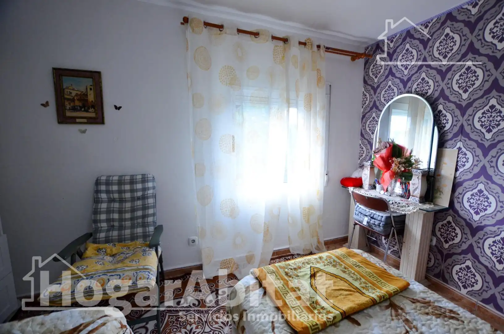 Bedroom of Flat for sale in Alicante / Alacant  with Air Conditioner, Private garden and Storage room