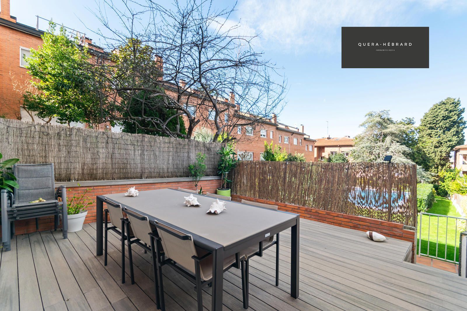 Terrace of Single-family semi-detached for sale in Sant Cugat del Vallès  with Heating, Parquet flooring and Terrace