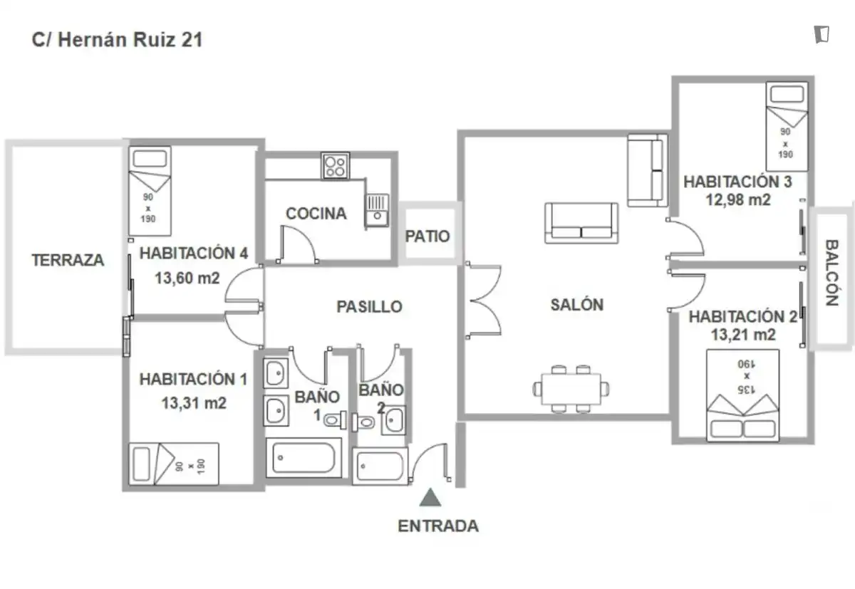 Zimmer in El Cerro