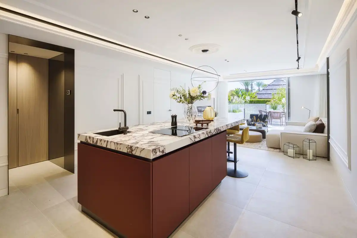 Cocina de Planta baja en venta en Marbella con Aire acondicionado, Terraza y Piscina comunitaria