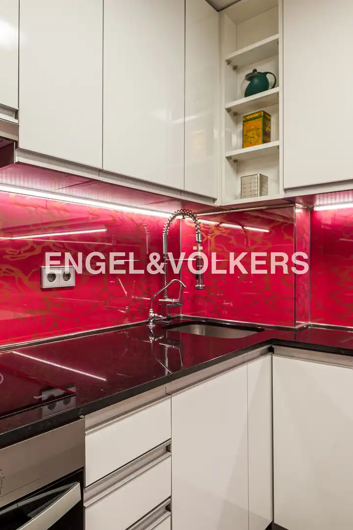 Cocina de Piso de alquiler en Madrid con Aire acondicionado, Calefacción y Parquet