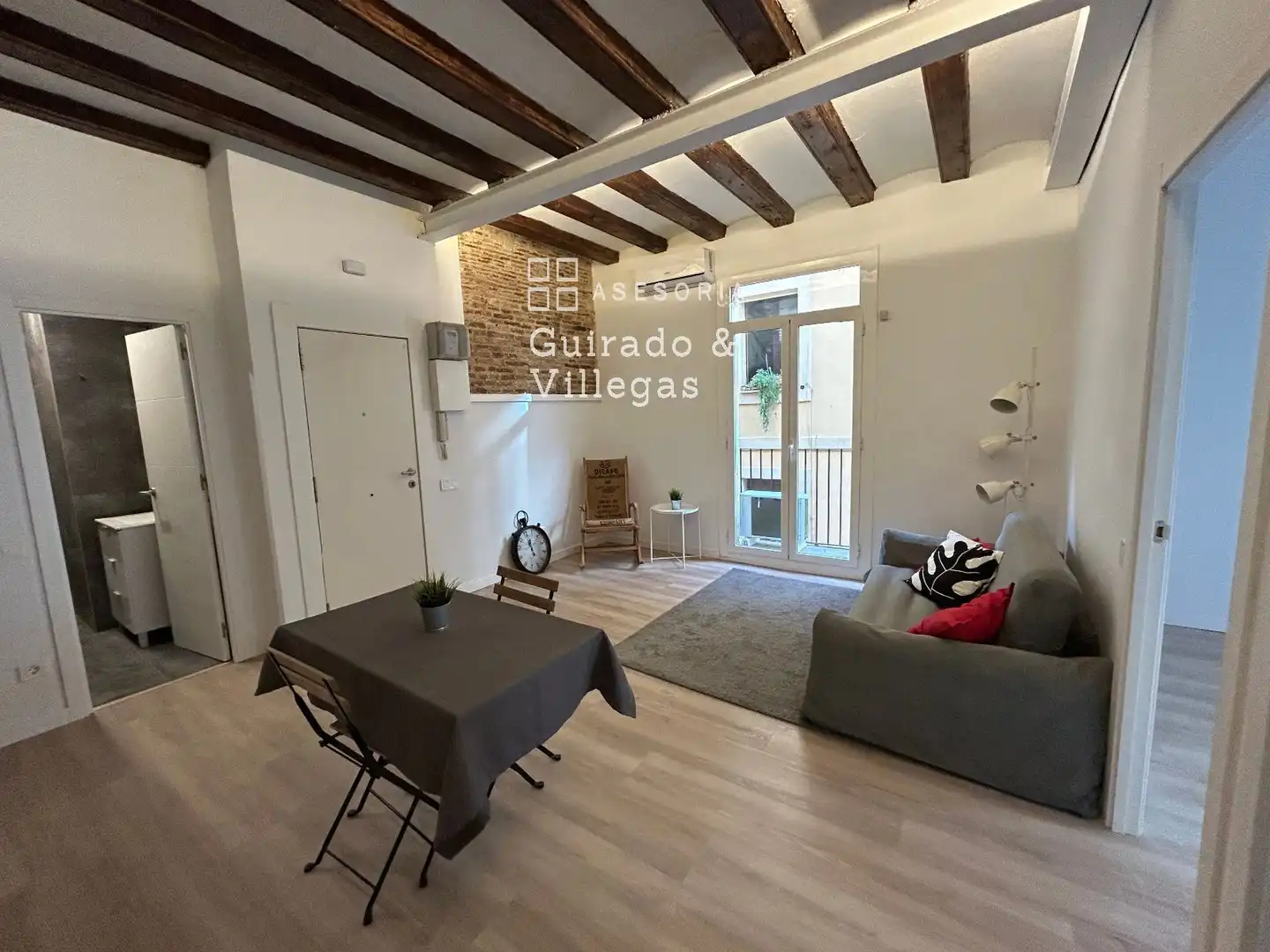 Sala de estar de Piso en venta en Barcelona con Aire acondicionado, Parquet y Terraza