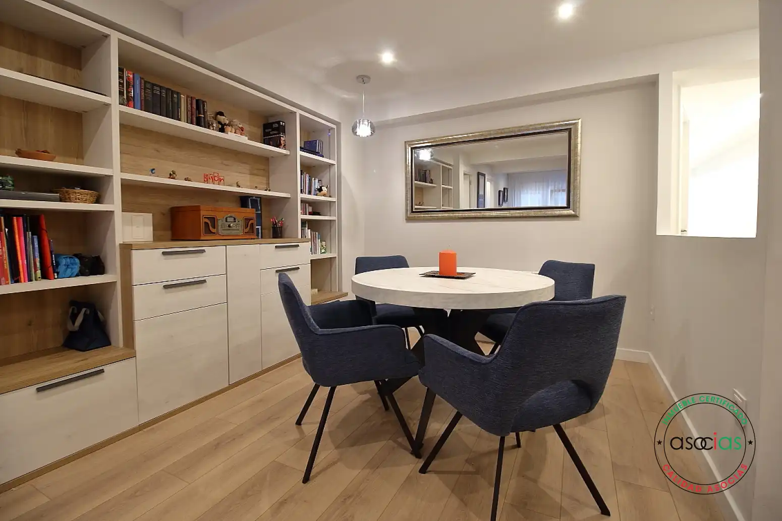 Dining room of Flat for sale in Gijón   with Heating and Parquet flooring