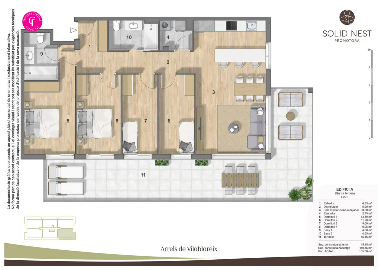 Ático de obra nueva con terraza en venta en Carrer Francesc Macià 13, imagen 3