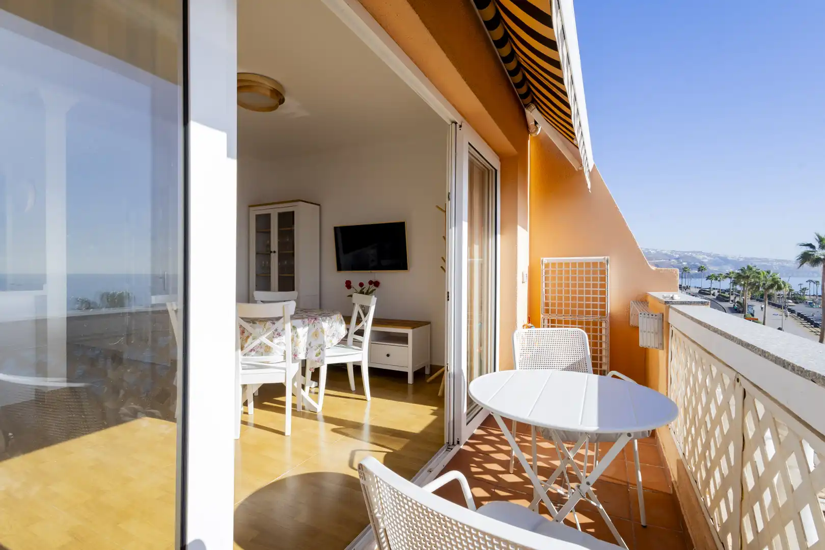 Terraza de Apartamento de alquiler en Las Caletillas - Punta Larga