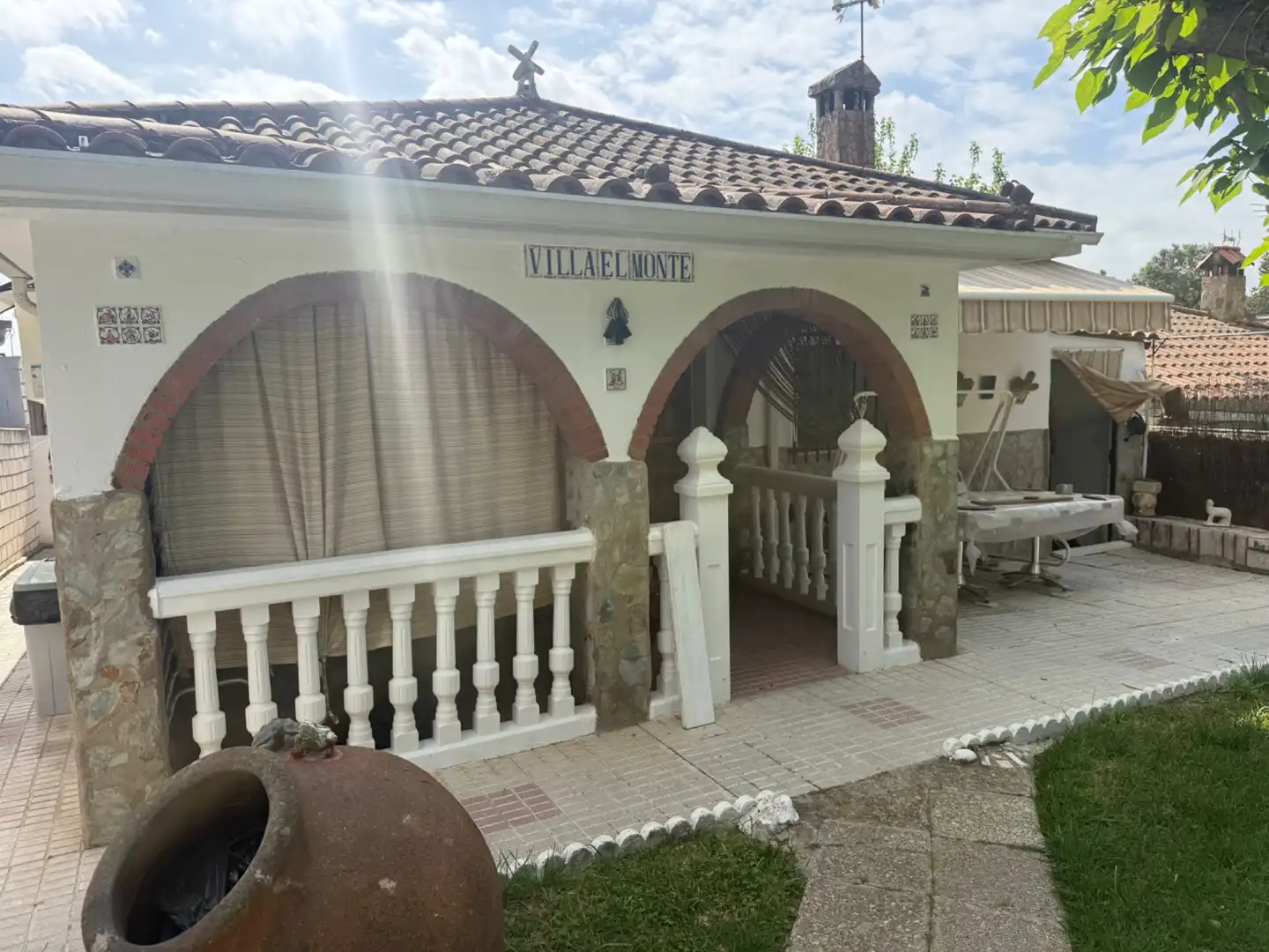 Vista exterior de Finca rústica en venta en Badajoz con Aire acondicionado, Calefacción y Jardín privado