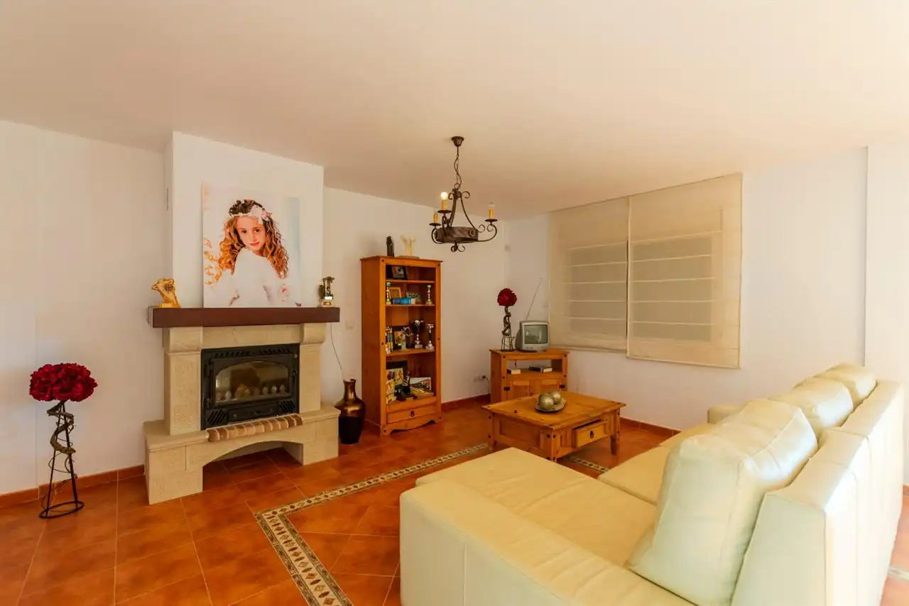 Living room of Houses for sale in Lorca  with Private garden, Storage room and Furnished