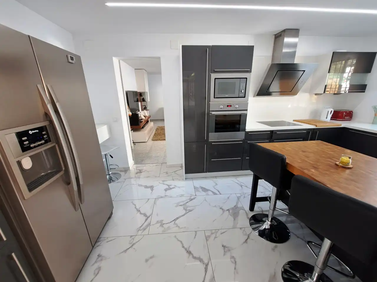 Cocina de Casa o chalet en venta en La Nucia con Aire acondicionado, Calefacción y Jardín privado