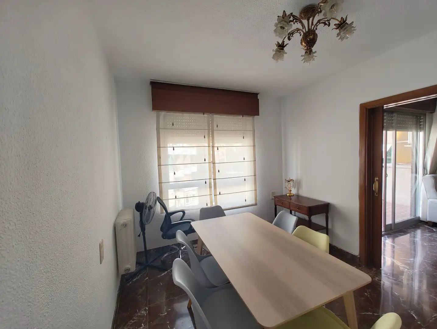 Dining room of Flat for rent in Granada  with Air Conditioner, Heating and Furnished