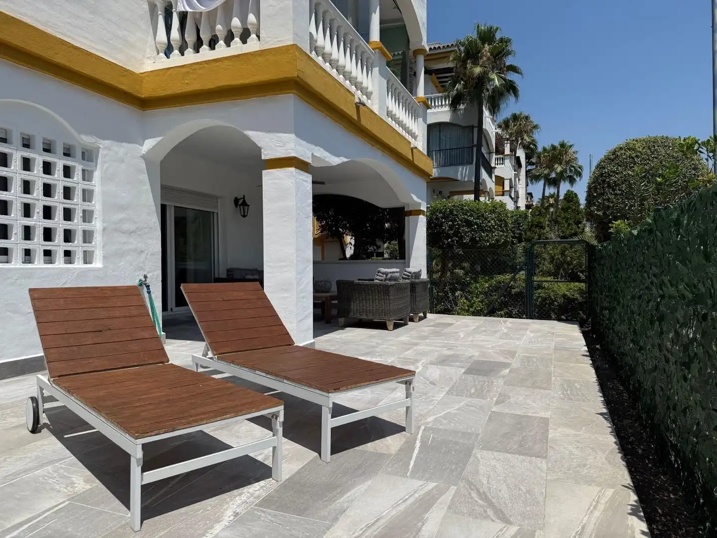 Terrassa de Pis de lloguer en Marbella amb Aire condicionat, Calefacció i Terrassa