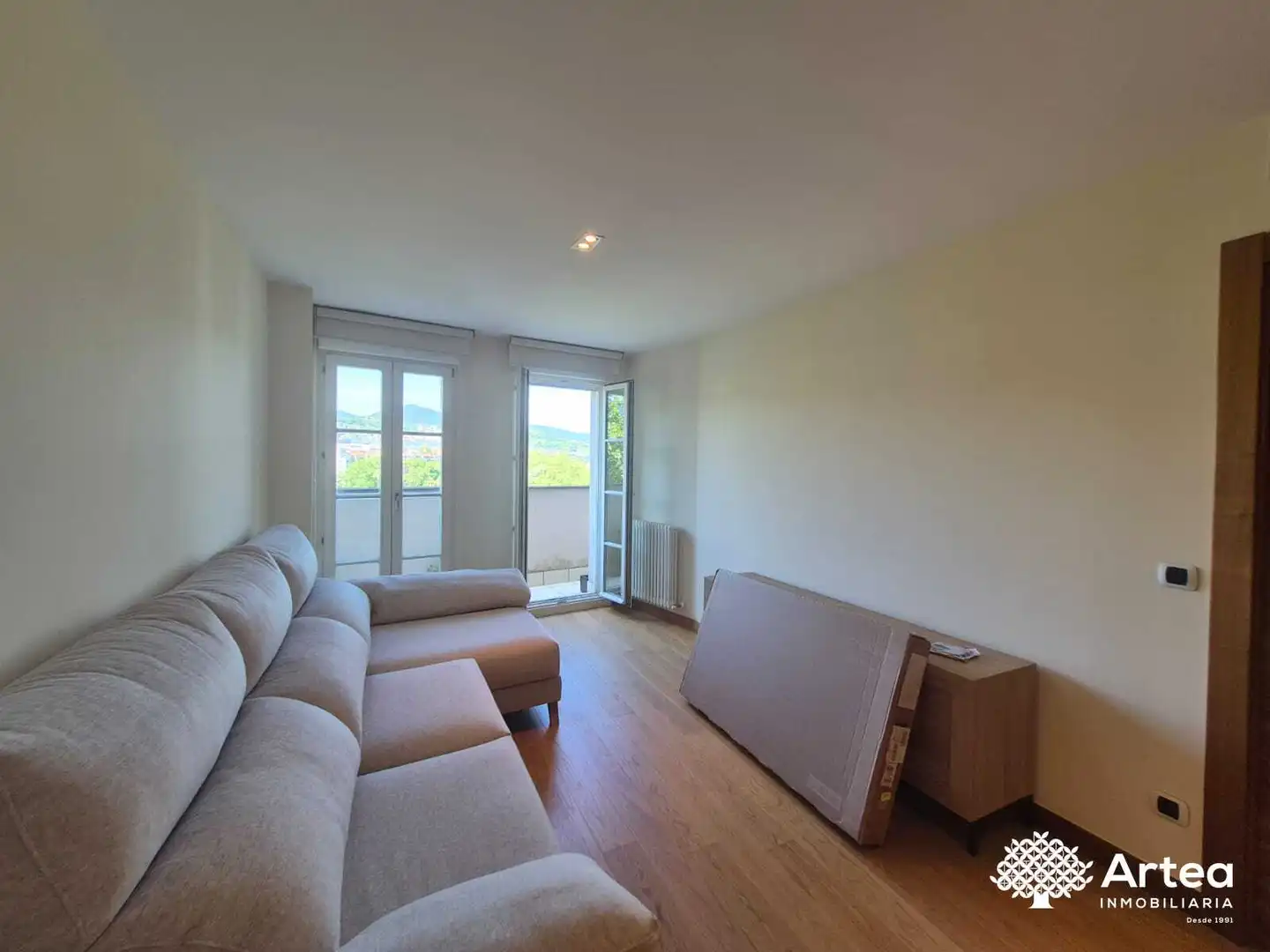 Sala de estar de Piso de alquiler en Bilbao  con Calefacción, Jardín privado y Horno