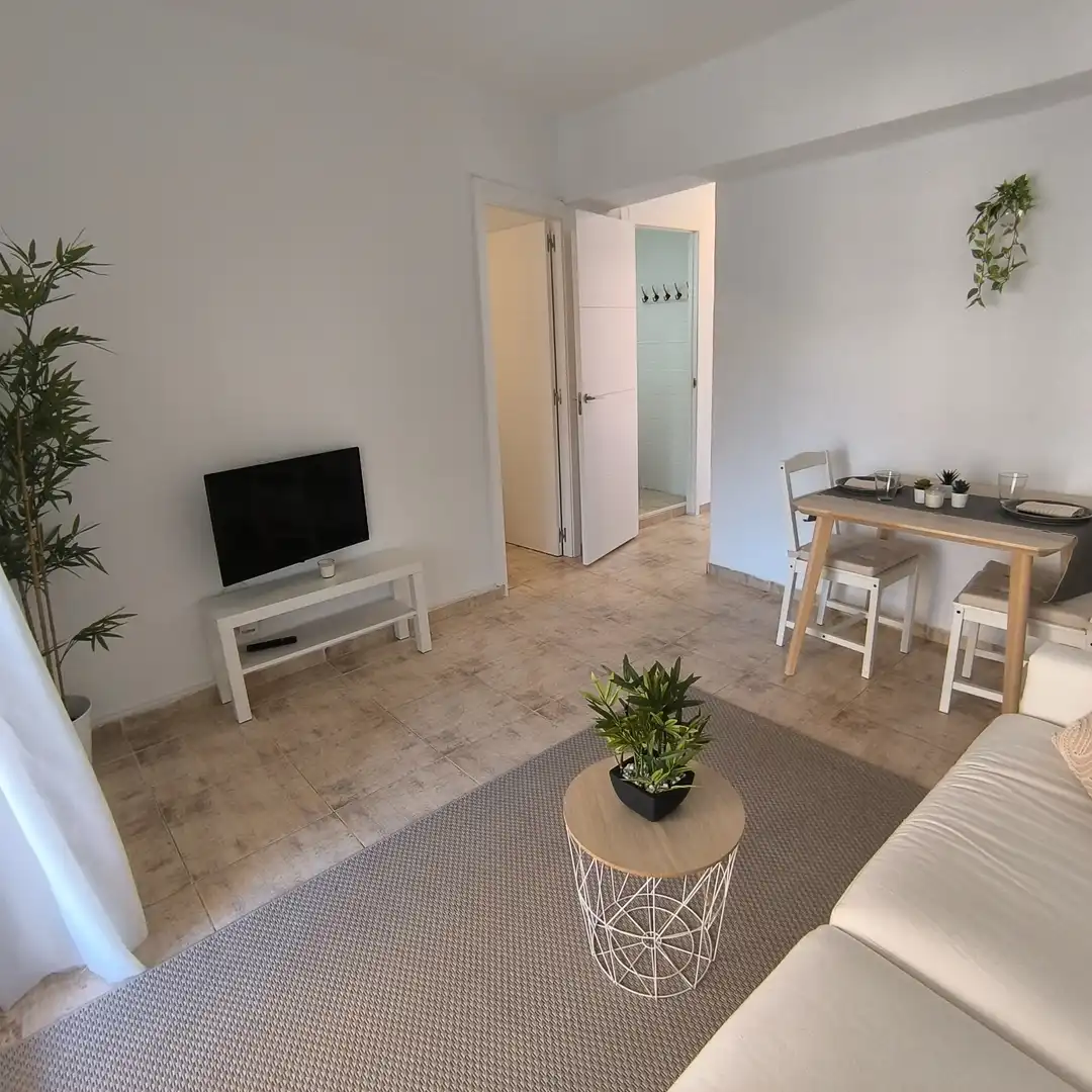 Sala d'estar de Apartament en venda en Peñíscola / Peníscola amb Terrassa i Moblat