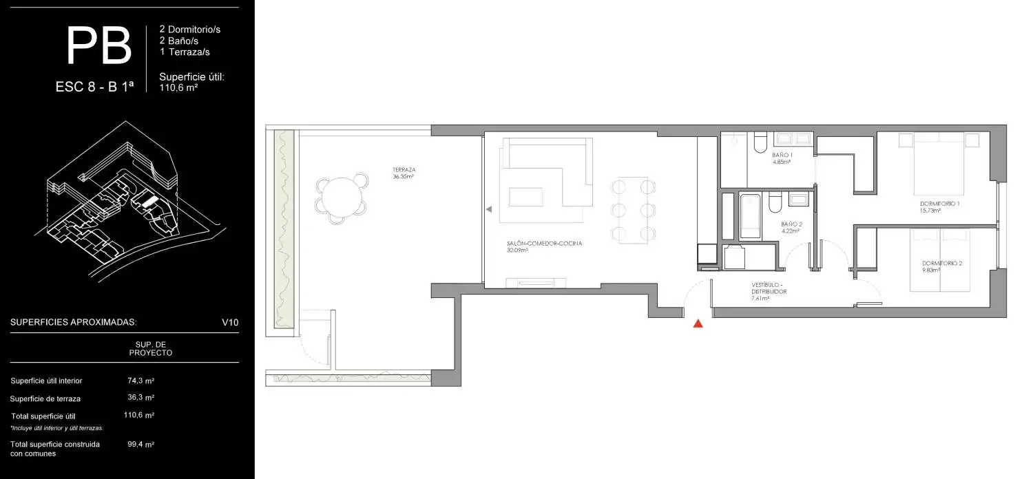 Apartamento con piscina en venta en Les Salines - Pla de Sant Pere, imagen 11