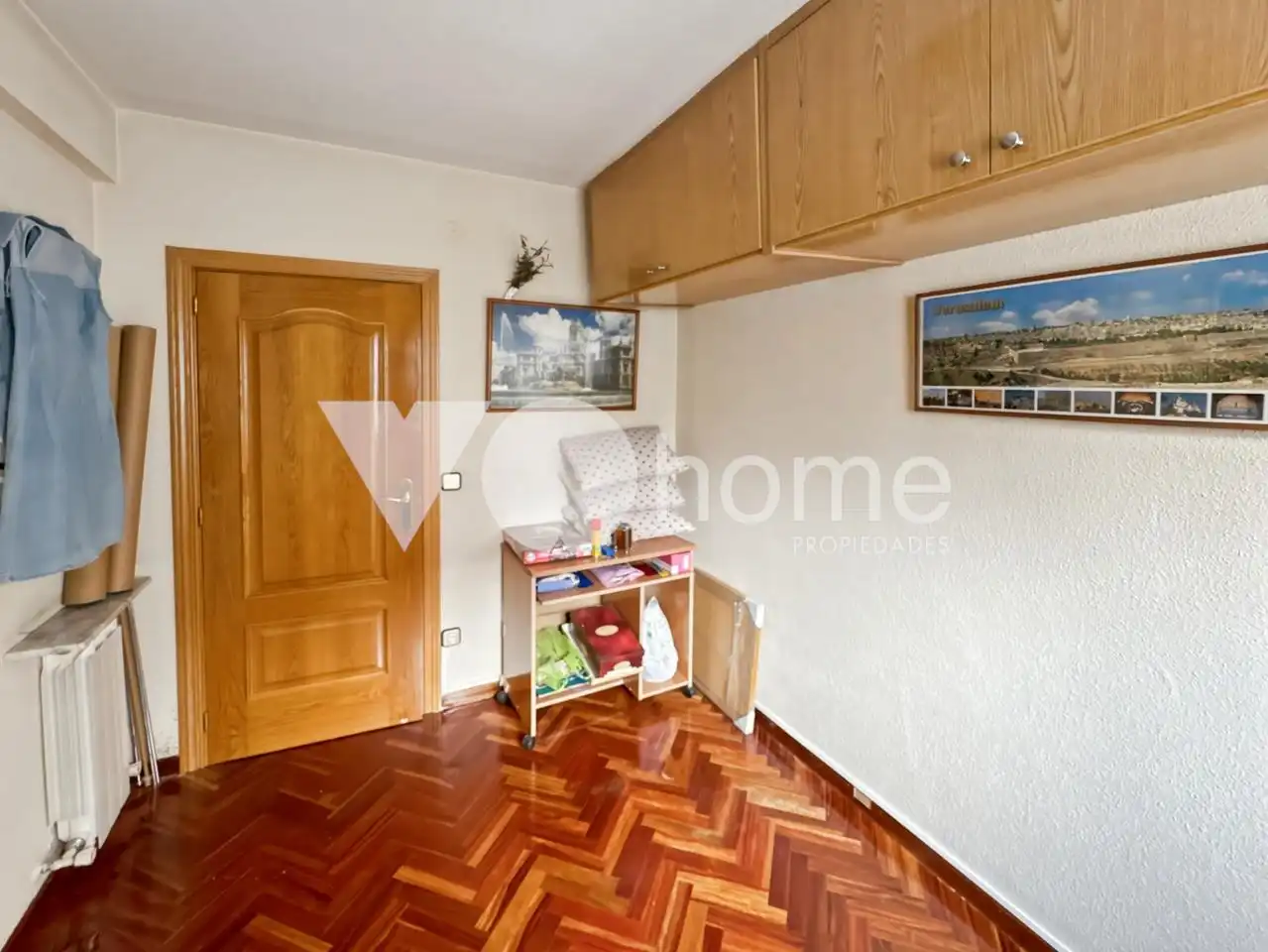 Bedroom of Flat for sale in Madrid  with Heating, Parquet flooring and Balcony