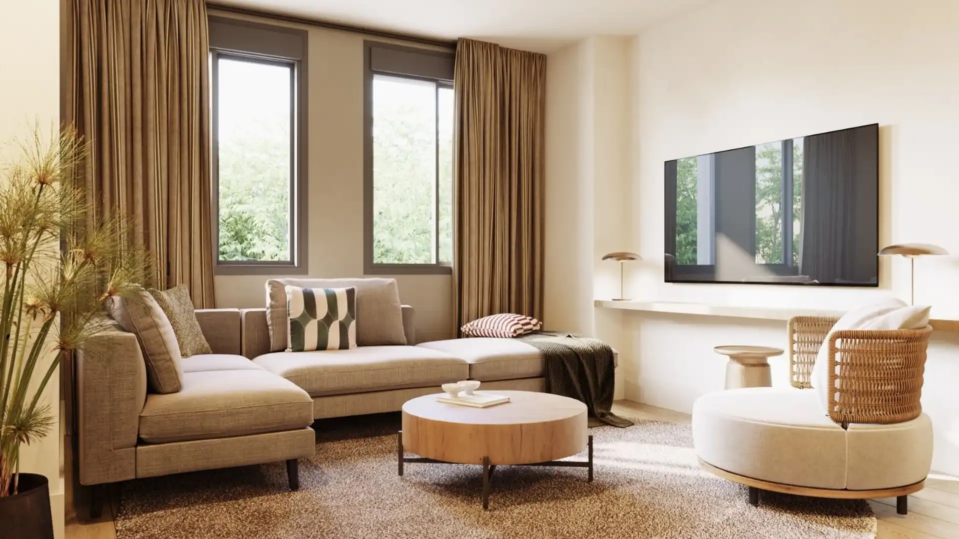 Living room of Duplex for sale in  Madrid Capital  with Air Conditioner and Heating