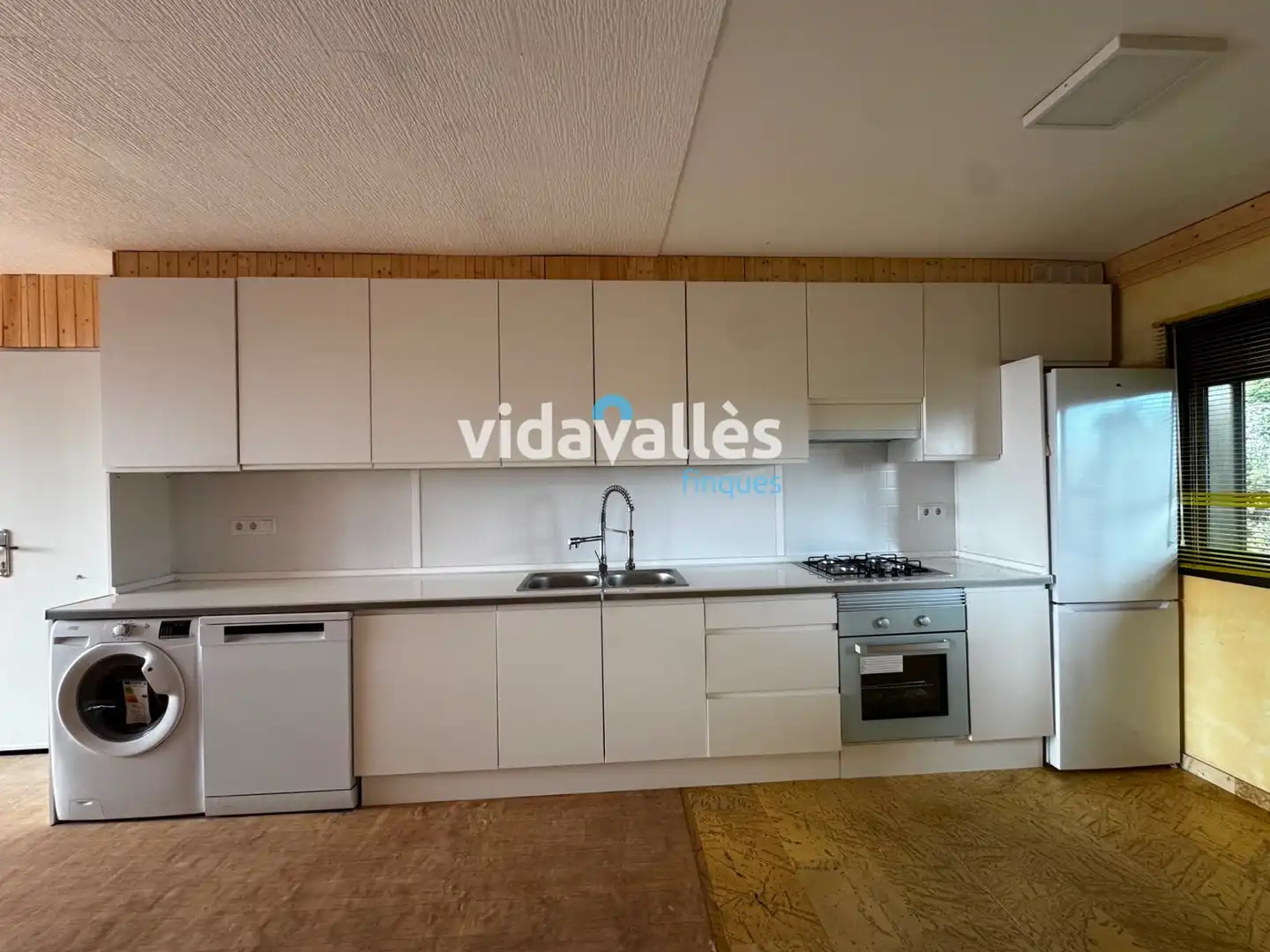 Küche von Wohnung zur Miete in La Roca del Vallès mit Heizung, Privatgarten und Parkett