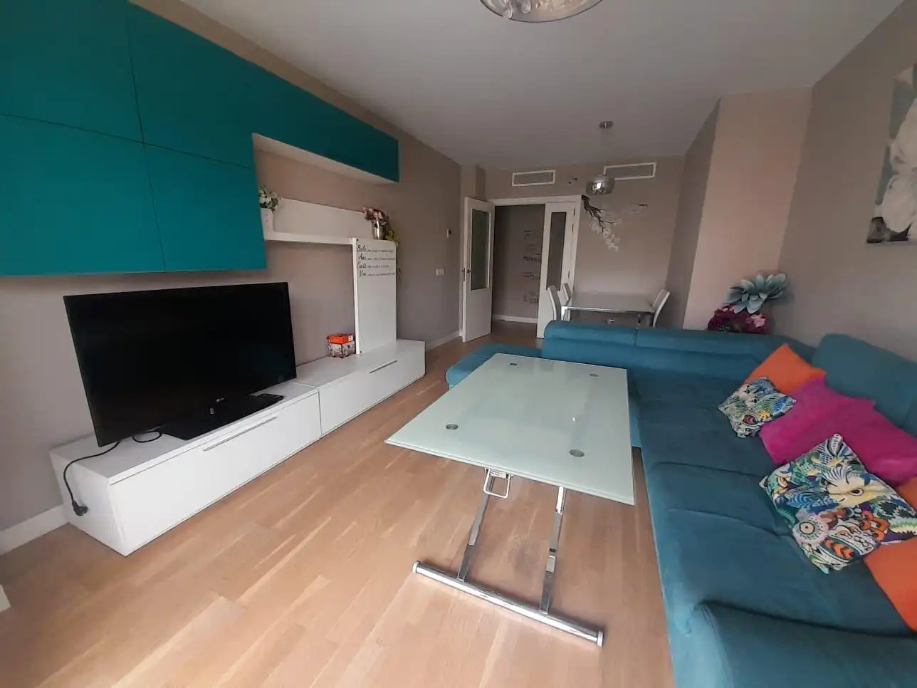 Living room of Flat for sale in Málaga  with Air Conditioner, Private garden and Terrace