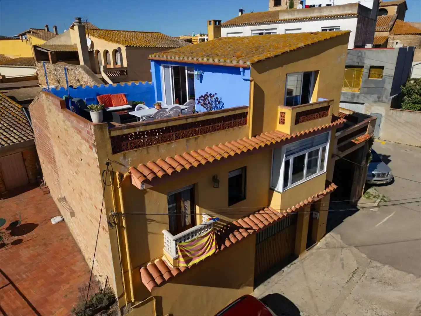 Vista exterior de Piso en venta en Albons con Aire acondicionado y Balcón