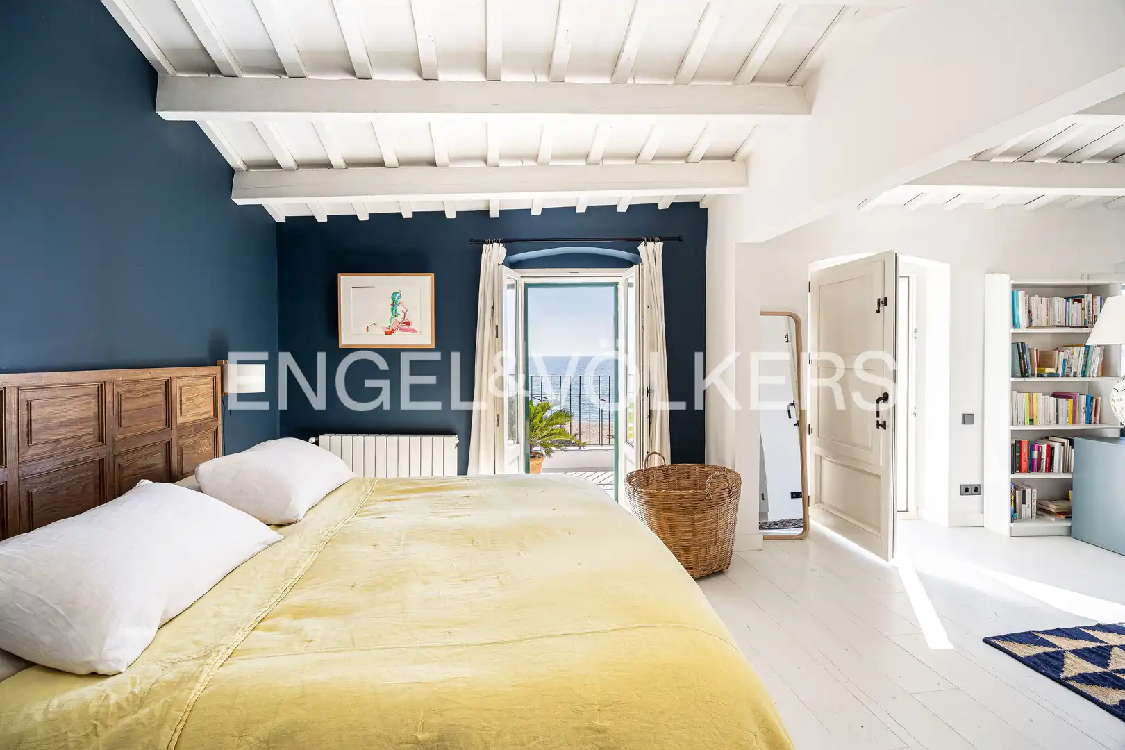 Bedroom of Houses for rent in Caldes d'Estrac  with Air Conditioner, Heating and Private garden