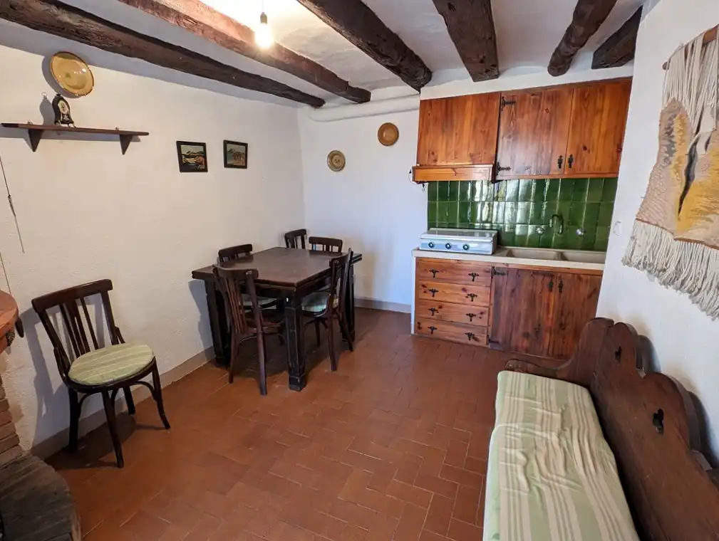 Cuina de Casa o xalet en venda en Horta de Sant Joan amb Balcó