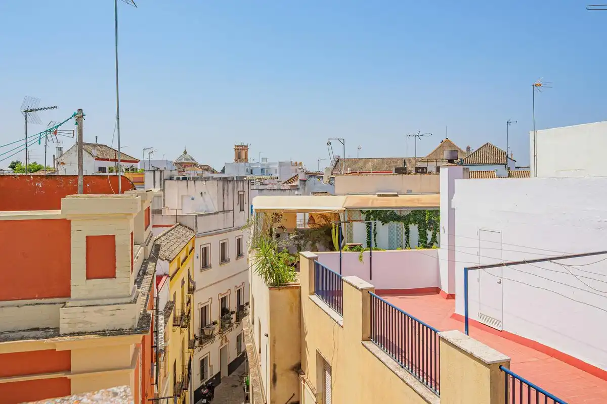 Exterior view of Flat for sale in Sevilla  with Heating, Terrace and Balcony