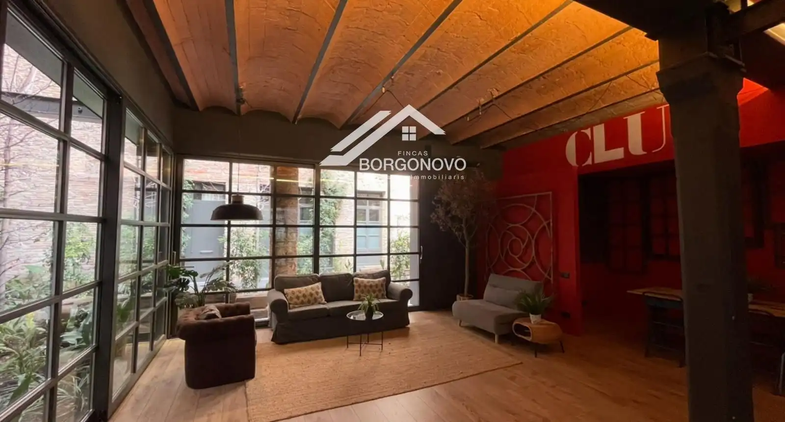 Sala d'estar de Pis de lloguer en Barcelona amb Aire condicionat, Calefacció i Terrassa