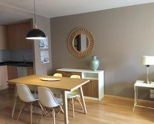 Dining room of Flat to rent in  Lleida Capital  with Heating, Parquet flooring and Furnished