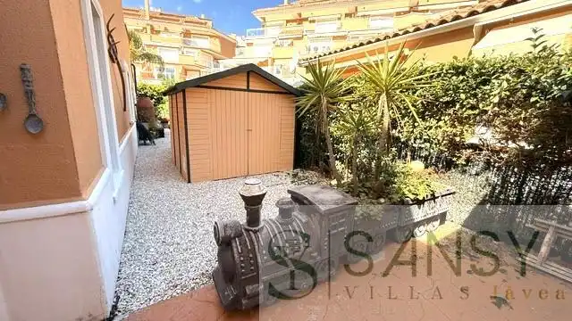 Jardín de Casa adosada de alquiler en Jávea / Xàbia con Aire acondicionado, Calefacción y Trastero